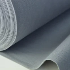 Tissu demi natté coton grande largeur gris