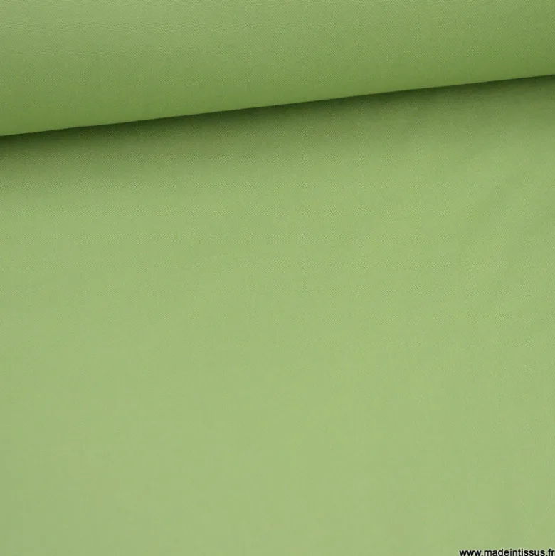 Tissu demi natté coton grande largeur Olive