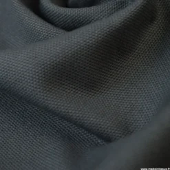Tissu demi natté coton Gris anthracite