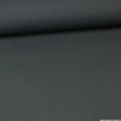 Tissu demi natté coton Gris anthracite