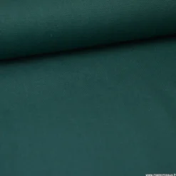 Tissu demi natté coton Pétrole