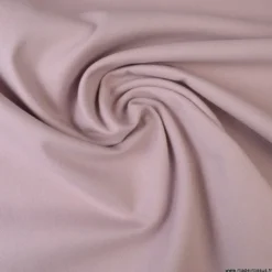 Tissu demi natté coton Rose poudré
