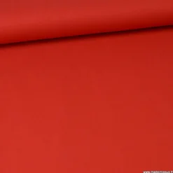 Tissu demi natté coton Rouge