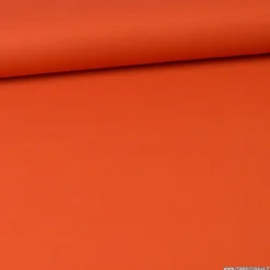 Tissu demi natté coton Terracotta
