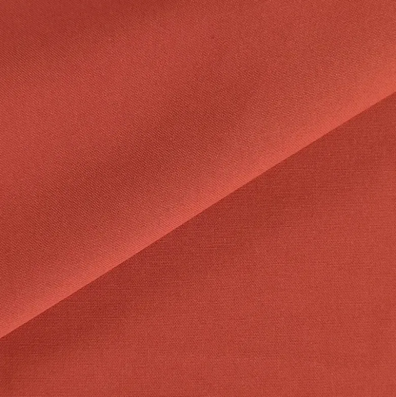 Tissu demi natté coton Terracotta- 280 cm