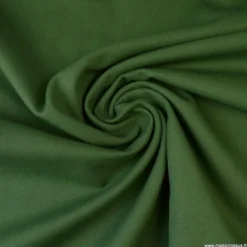 Tissu demi natté coton vert bouteille