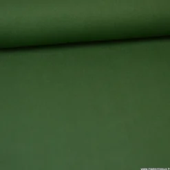 Tissu demi natté coton vert bouteille