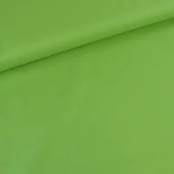 Tissu demi natté coton vert citron - OEKO TEX