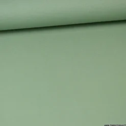 Tissu demi natté coton vert Céladon
