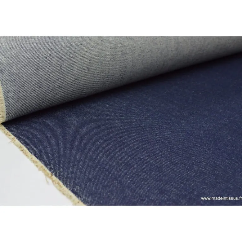 Tissu denim lourd jean bleu
