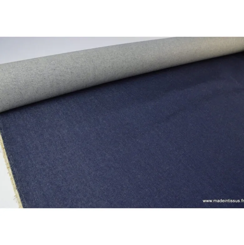 Tissu denim lourd jean bleu