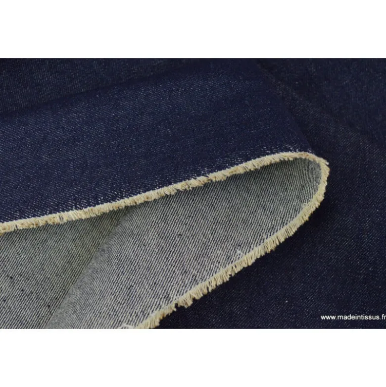 Tissu denim lourd jean bleu