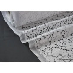 Tissu Dentelle coton polyamide cortège, mariage et cérémonie .