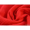 Tissu Double gaze colorisrouge - OEKO TEX