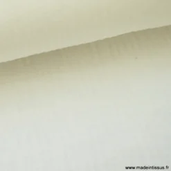 Tissu Double gaze coton Blanc cassé - Milk - OEKO TEX
