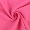 Tissu Double gaze coton Coloris rose cylamen - OEKO TEX