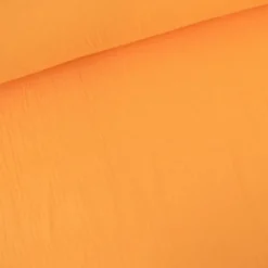 Tissu Double gaze coton Coloris Mangue - OEKO TEX