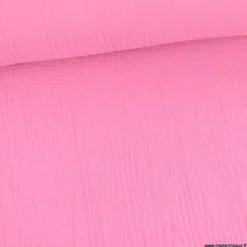 Tissu Double gaze coton Coloris Bonbon - OEKO TEX