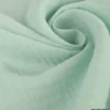 Tissu Double gaze coton Coloris Menthe clair - OEKO TEX