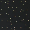 Tissu Double gaze coton Glitter à pois OR coloris NOIR - OEKO TEX
