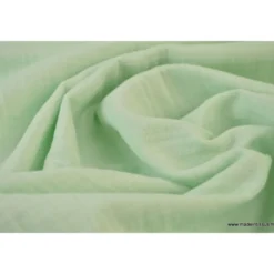 Tissu Double gaze coton menthe à l'eau - OEKO TEX