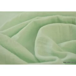 Tissu Double gaze coton menthe à l'eau - OEKO TEX