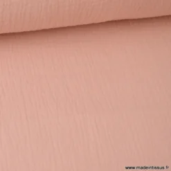 Tissu Double gaze coton Nude - OEKO TEX