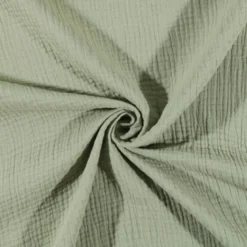 Tissu Double gaze coton Tilleul - OEKO TEX