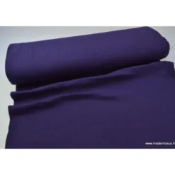 Tissu Double gaze coton violet - OEKO TEX