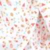 Tissu double gaze de coton Yummy motif cornets de glaces et esquimaux