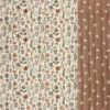 Tissu double gaze matelassé Vertical Maddy et Babeth Chataigne