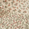 Tissu double gaze matelassé Vertical Lina et Madeleine - Latté et écru