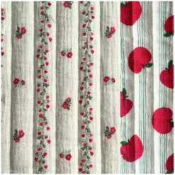 Tissu double gaze matelassé vertical Berenice et big Apple - OEKO TEX