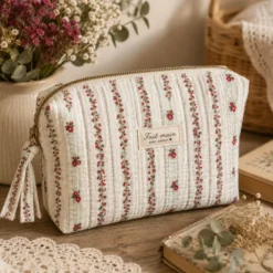 Tissu double gaze matelassé vertical Berenice et big Apple - OEKO TEX