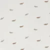 Tissu Double gaze Plane motif avions fond blanc cassé - OEKO TEX