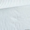 Tissu Double gaze réversible à rayures vert de gris - OEKO TEX