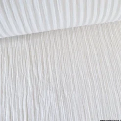 Tissu Double gaze réversible à rayures Galet - OEKO TEX