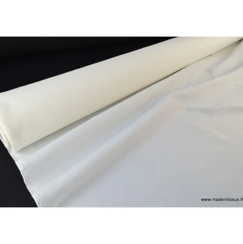 Tissu Doublure ivoire 100% polyester