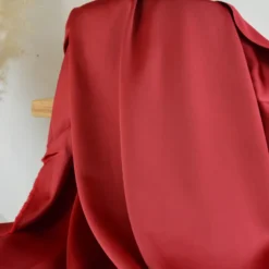 Tissu doublure satin Duchesse - Carmin