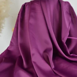 Tissu doublure satin Duchesse - Purple