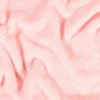 Tissu doudou à pois argent coloris Rose - Oeko tex