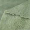 Tissu doudou ultra doux, lourd coloris vert Lichen - oeko tex