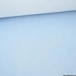 Tissu doudou ultra doux, lourd bleu ciel - oeko tex