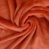Tissu doudou ultra doux, lourd Terracotta - oeko tex