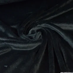 Tissu doudou ultra doux, lourd, noir