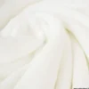 Tissu doudou ultra doux, lourd, Blanc