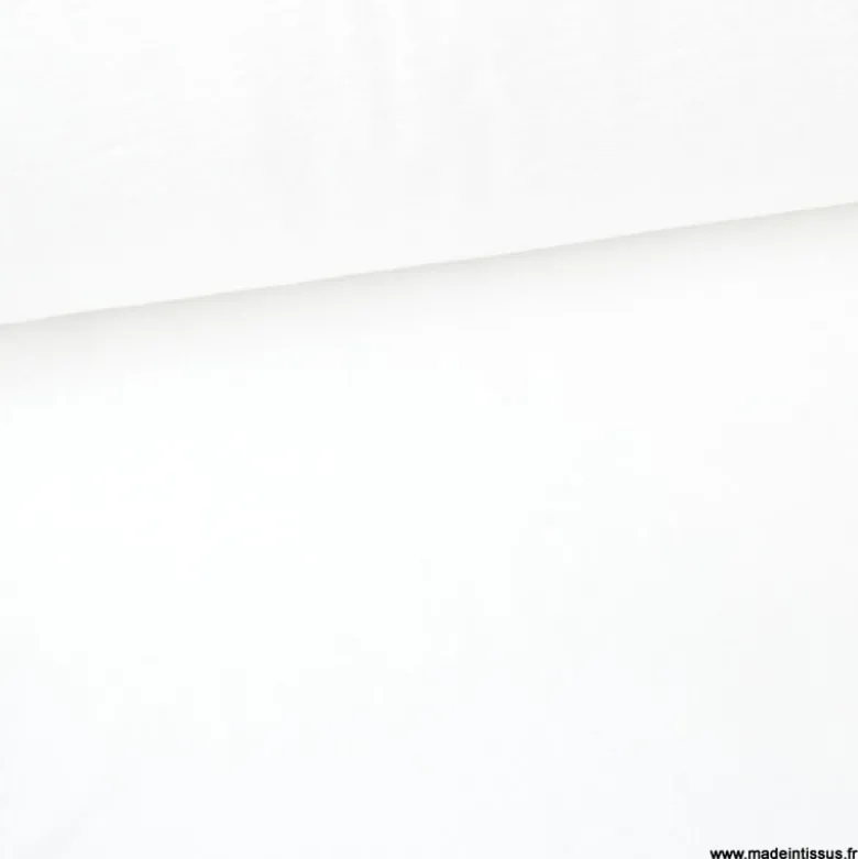 Tissu doudou ultra doux, lourd, Blanc