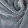 Tissu doudou ultra doux, moelleux et lourd coloris Gris perle - oeko tex