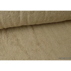 Tissu Eponge Balneo 100% coton beige - OEKO TEX