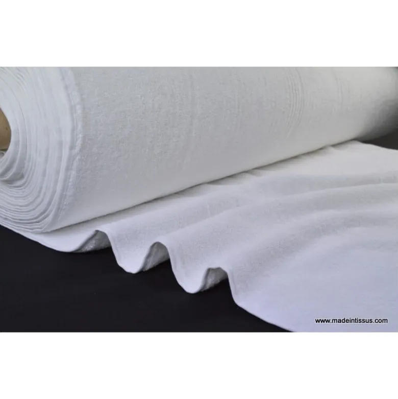 Tissu Eponge Balneo 100% coton blanc - OEKO TEX